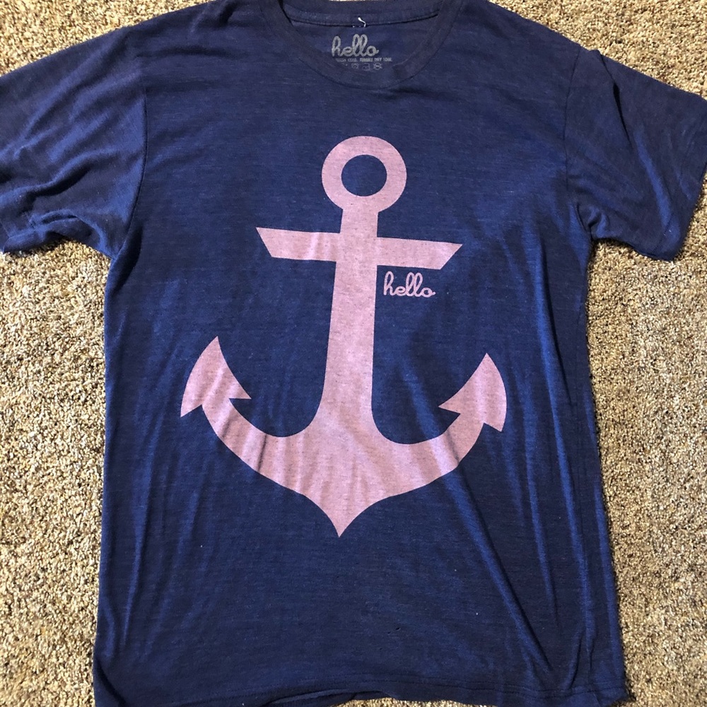 Hello apparel anchor tee medium